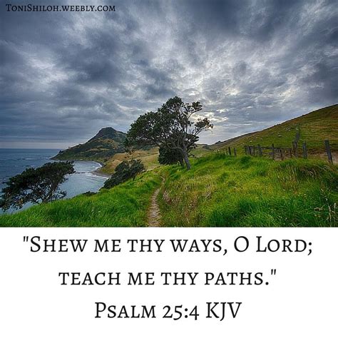 Psalm 328,9 I will instruct thee and teach thee in the way which thou shalt go I will guide thee with mine eye Psalm 7324. . Psalm 25 kjv